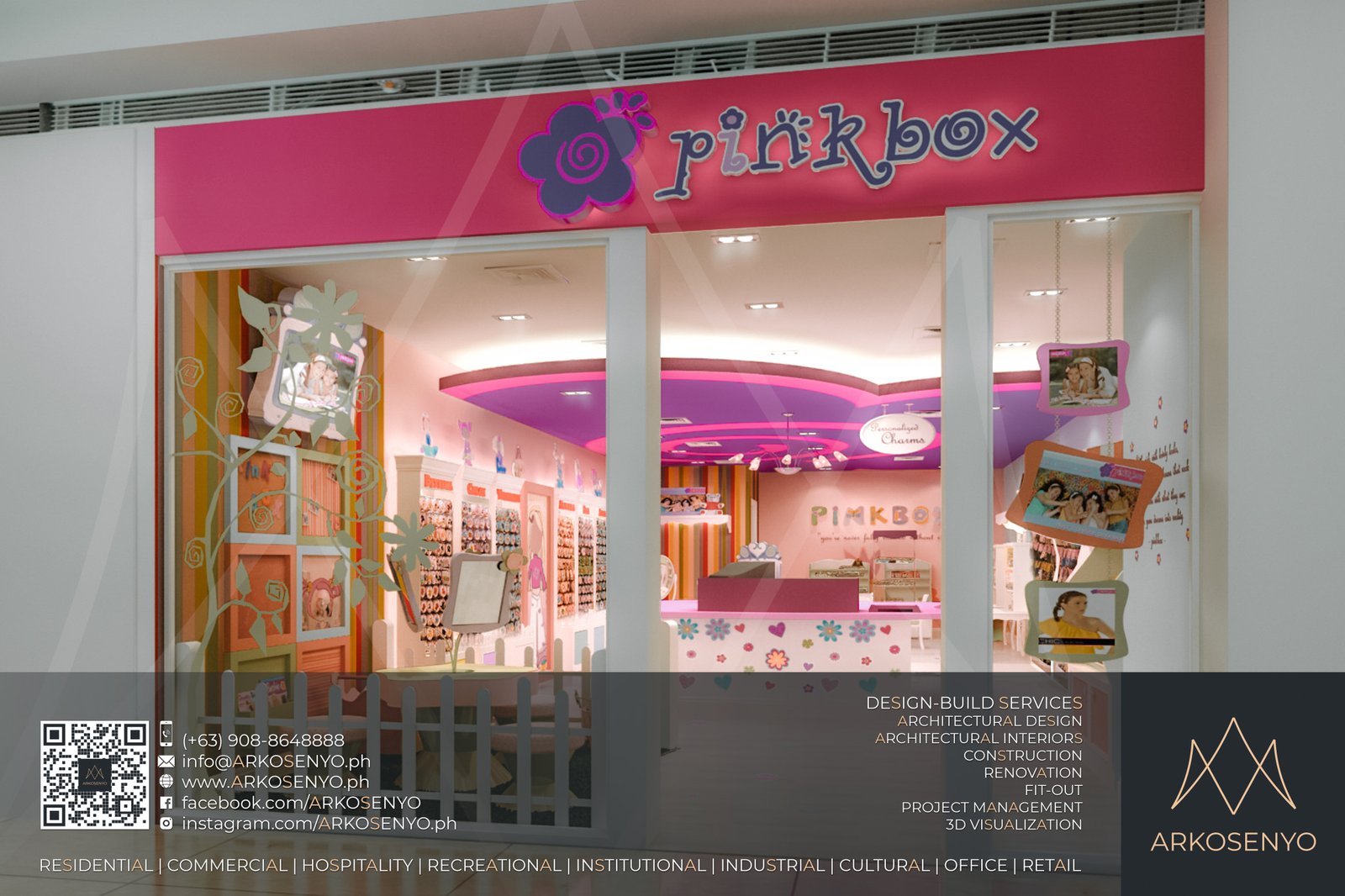 Commercial Arch’l. I.D.-Build – Pink Box